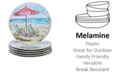 Certified International Ocean View Melamine 6-Pc. Dinner Plate Set